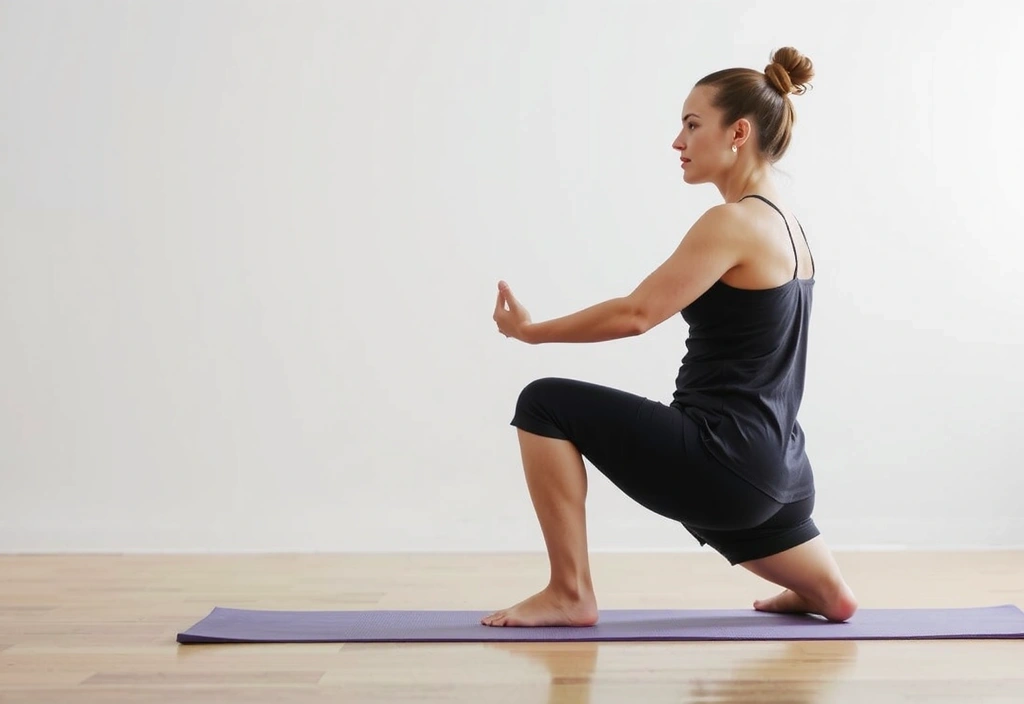 Person in Hatha Yoga pose