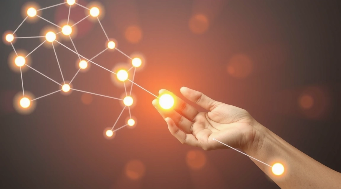 Abstract communication lines symbolizing connection and outreach